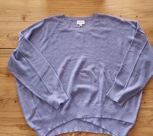 NWT Heyson Periwinkle Lightweight Baggy Sweater